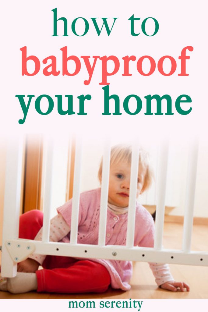 Babyproofing your home is important for a healthy child -- learn how to do it with our baby proofing tips, ideas, and hacks #momhacks #parenthacks #babyproofing